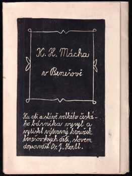 Karel Hynek Mácha v Benešově