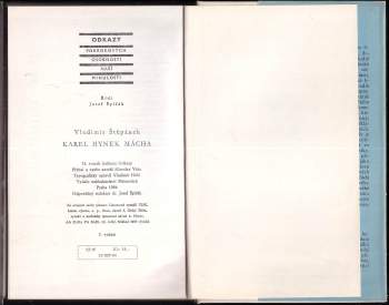 Vladimír Štěpánek: Karel Hynek Mácha