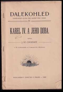 Bonaventura Josef Wilhelm: Karel IV. a jeho doba