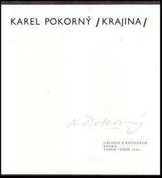 Jiří M Boháč: Karel Pokorný