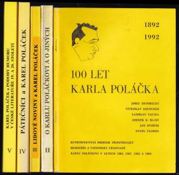 Karel Poláček: O Karlu Poláčkovi a o jiných