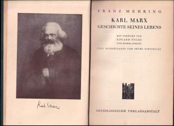 Franz Mehring: Karl Marx, Geschichte seines Lebens