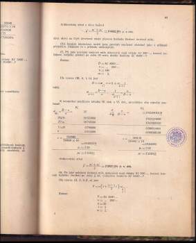 Jindřich Svoboda: Karla Tichého Úrokové tabulky ku vypočítávání slo. úroků, hodnot periodických vkladů, anuit i důchodů a umořovacích plánů