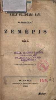 Karla Wladislawa Zapa Wšeobecný zeměpis