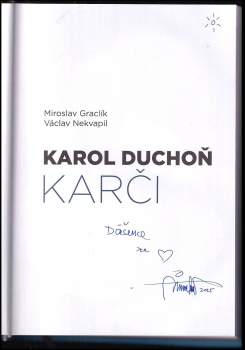 Miroslav Graclík: Karol Duchoň
