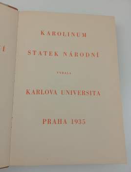 Karolinum, statek národní