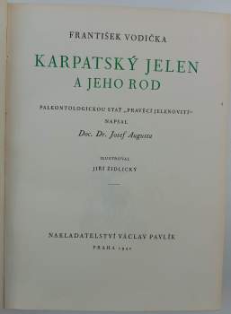 František Vodička: Karpatský jelen a jeho rod