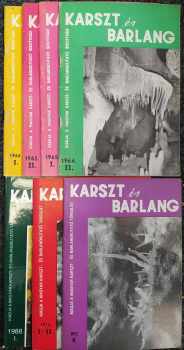 Karszt és barlang KONVOLUT 7 ČÍSEL