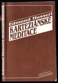 Edmund Husserl: Karteziánské meditace
