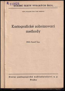 Rudolf Švec: Kartografické zobrazovací methody