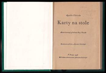 Agatha Christie: Karty na stole