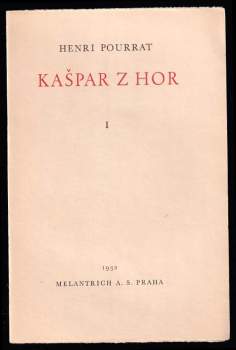 Henri Pourrat: Kašpar z hor