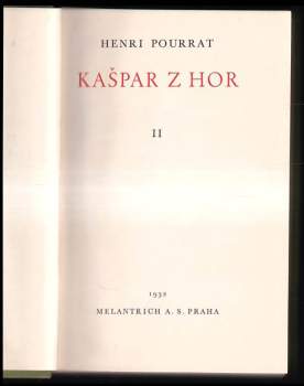 Henri Pourrat: Kašpar z hor