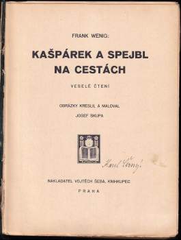 Frank Wenig: Kašpárek a Spejbl na cestách