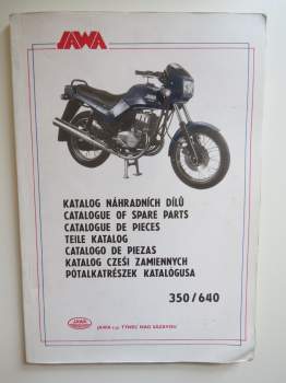 Katalog náhradních dílů Jawa 350/640