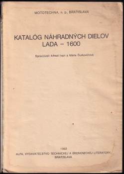 Katalóg náhradných dielov Lada - 1600