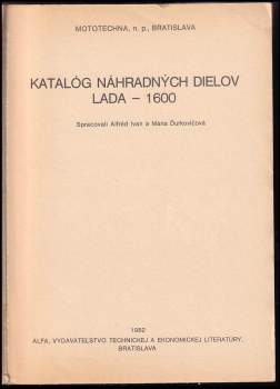 Katalóg náhradných dielov Lada - 1600