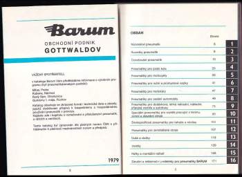 Katalog pneumatik Barum 1979