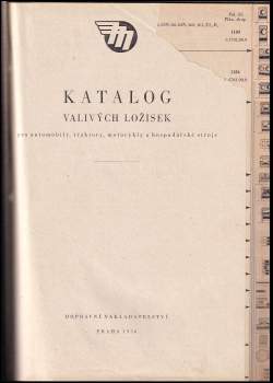 Katalog valivých ložisek pro automobily, traktory, motocykly a hospodářské stroje