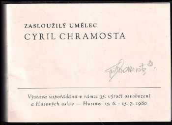Cyril Chramosta: Zasloužilý umělec Cyril Chramosta