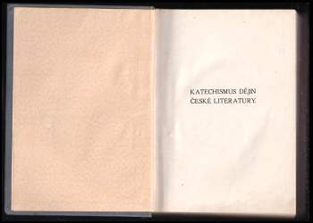Pavel Váša: Katechismus dějin české literatury