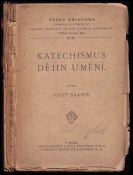 Josef Braniš: Katechismus dějin umění