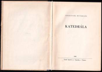Joris-Karl Huysmans: Katedrála