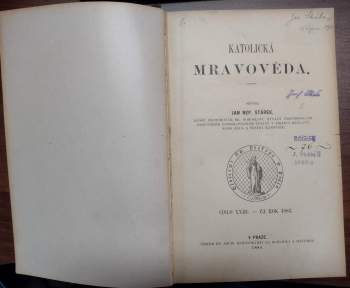 Jan Nep Stárek: Katolická mravověda