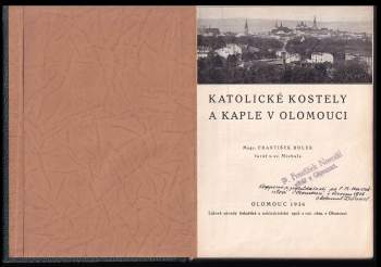 František Bolek: Katolické kostely a kaple v Olomouci