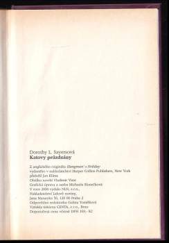 Katovy prázdniny