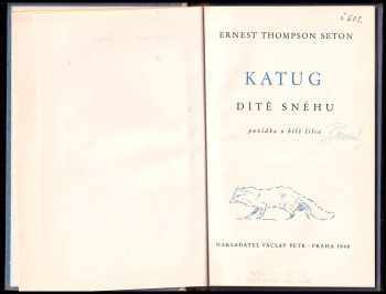 Ernest Thompson Seton: Katug, dítě sněhu