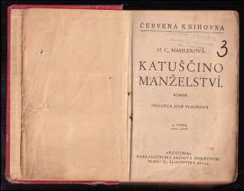 Hedwig Courths-Mahler: Katuščino manželství