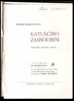Jeanne Schultz: Katuščino zasnoubení