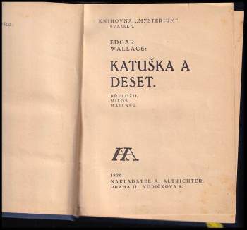 Edgar Wallace: Katuška a deset