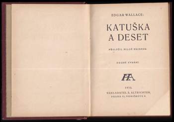 Edgar Wallace: Katuška a deset