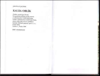 Jaroslav Jelínek: Kauza Orlík