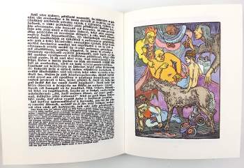 Josef Váchal: Kázání ad calendas graecas proti hříchu spěšnosti, ve kterém všeliký lidský kvalt na expositio, katastrofu a peripetii bohyně Velocitas rozvržen se předvádí, item o lidské rychlosti vyložení, jakož i četné důkazy o existenci ďábla a kterak aurea praxis silovozy a létadla ovládajících lidí v aura praxis smrti na konec proměněna bývá