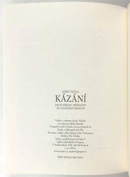 Josef Váchal: Kázání ad calendas graecas proti hříchu spěšnosti, ve kterém všeliký lidský kvalt na expositio, katastrofu a peripetii bohyně Velocitas rozvržen se předvádí, item o lidské rychlosti vyložení, jakož i četné důkazy o existenci ďábla a kterak aurea praxis silovozy a létadla ovládajících lidí v aura praxis smrti na konec proměněna bývá