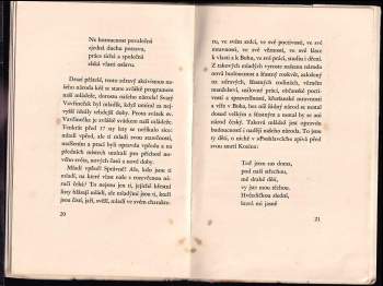 Bohumil Stašek: Kázání na pouti U svatého Vavřinečka, jež proslovil Bohumil Stašek v neděli 13. srpna 1939