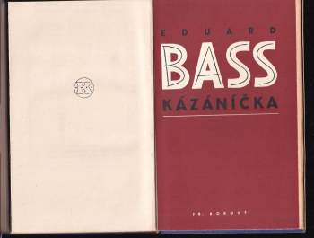 Eduard Bass: Kázáníčka