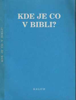 Kde je co v bibli?