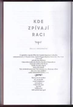 Delia Owens: Kde zpívají raci