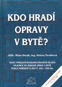 Kdo hradí opravy v bytě?