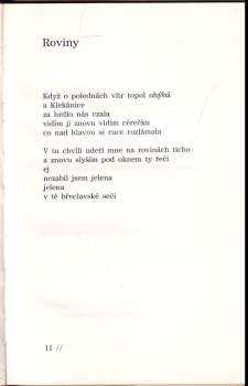 Jan Skácel: Kdo pije potmě víno