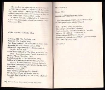 Edward Albee: Kdo se bojí Virginie Woolfové?