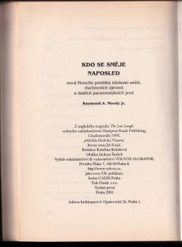 Raymond A Moody: Kdo se směje naposled