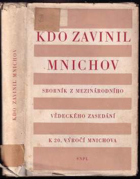 Kdo zavinil Mnichov