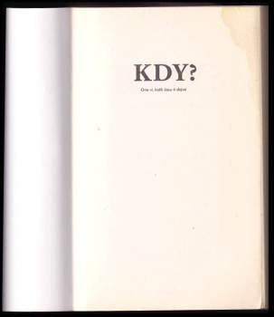 Victoria Laurie: Kdy?