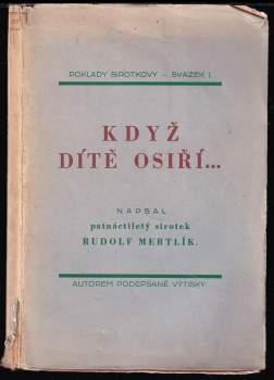 Když dítě osiří