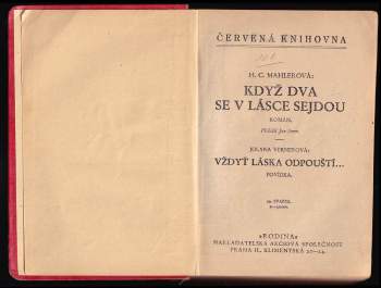 Hedwig Courths-Mahler: Když dva se v lásce sejdou